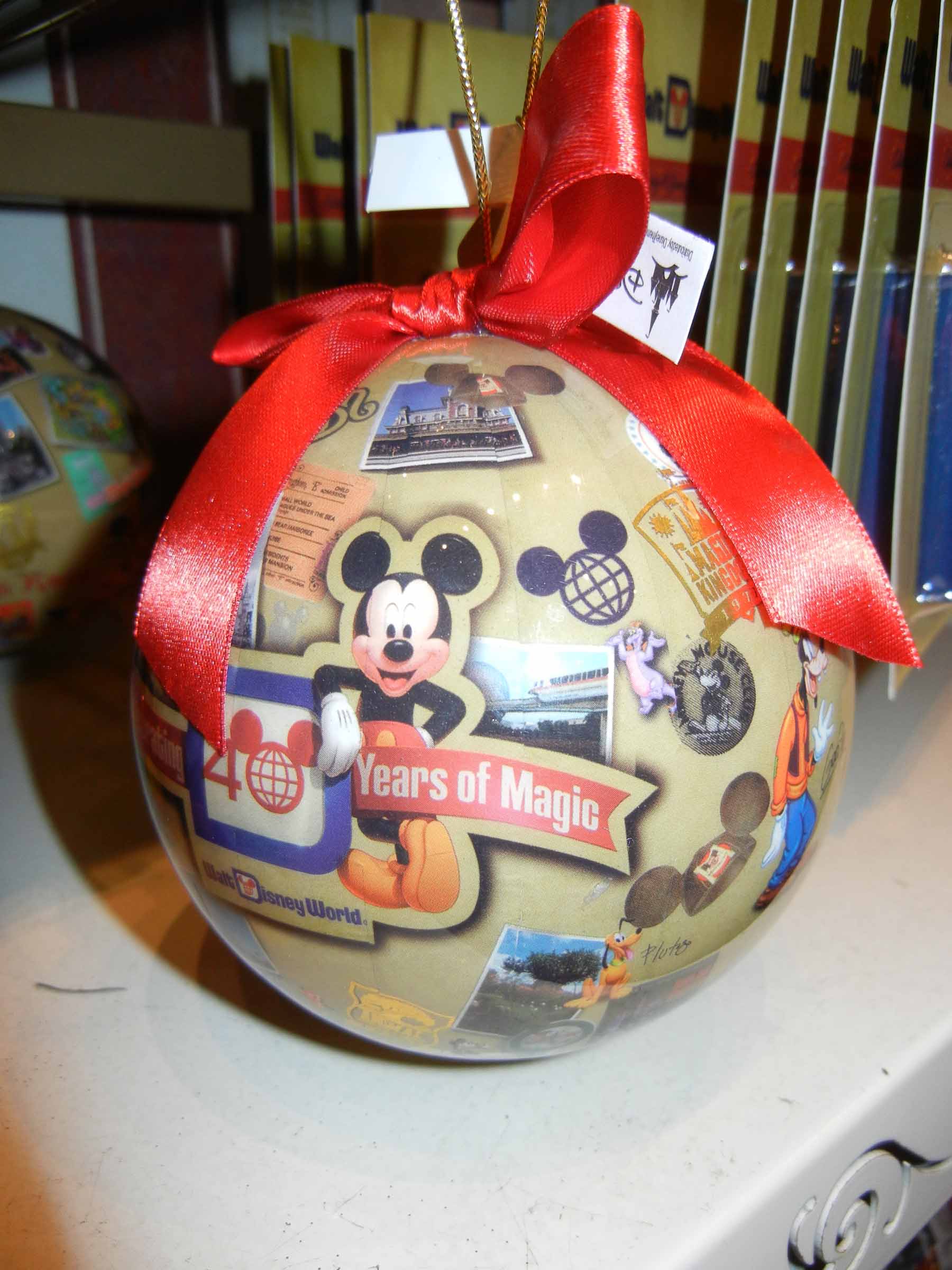 Disney 40th Anniversary merchandise Great holiday ornament