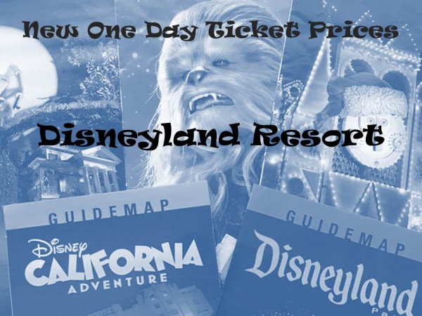 New Disneyland One Day Ticket Prices