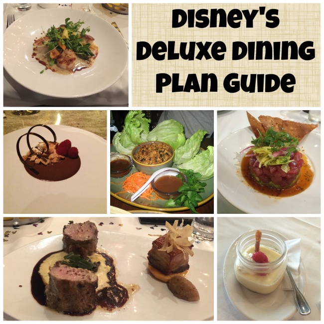 Magic Your Way Deluxe Dining Plan Guide Walt Disney World