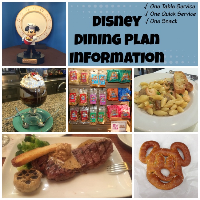 Disney Dining Plan Magic Your Way Dining Plan for Walt Disney World