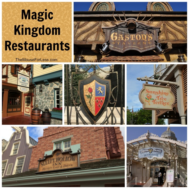 Magic Kingdom Restaurants at Walt Disney World