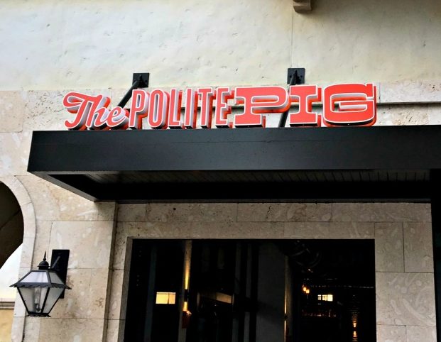 The Polite Pig Menu