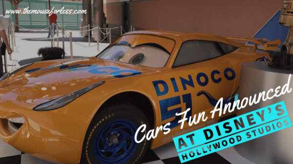 Cars Fun Announced for Disney's Hollywood Studios