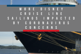Disney Cruise Line Coronavirus Sailings