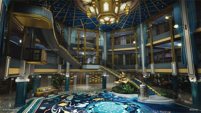 Disney Treasure Lobby