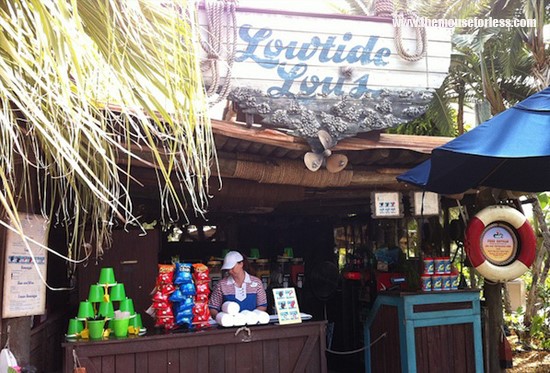 Lowtide Lou's Menu Walt Disney World