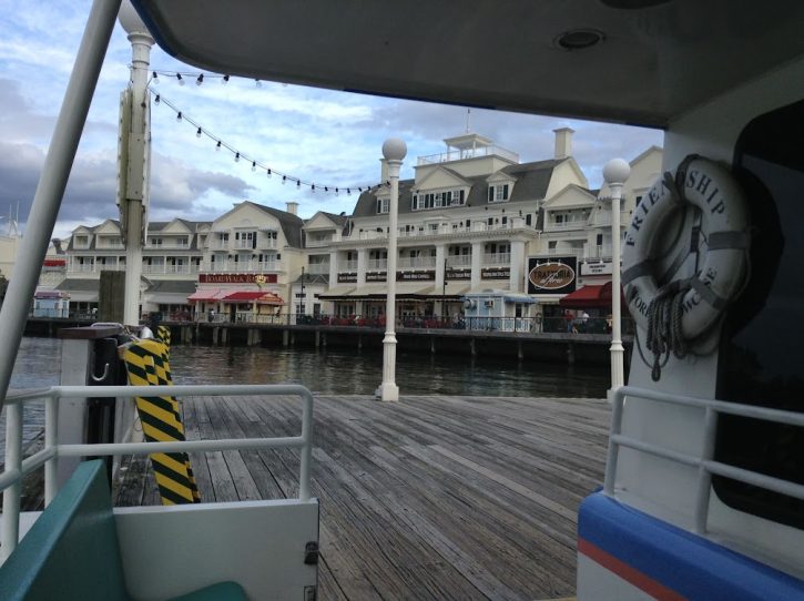Walt Disney World Friendship Boat Transportation Method
