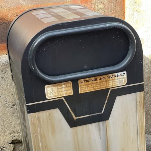 Hollywood Studios Star Wars garbage can