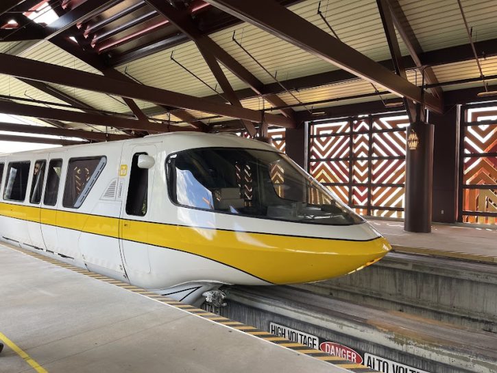 Monorail at Polynesian Village