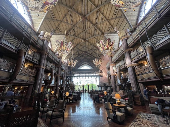 Lobby at Animal Kingdom Lodge