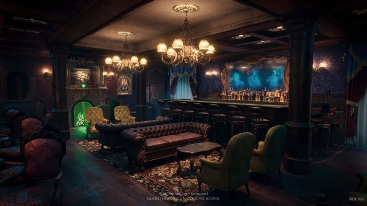 The Haunted Mansion Parlor