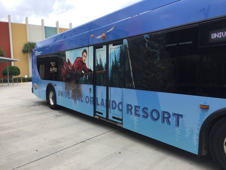 Bus at Cabana Bay Beach Resort