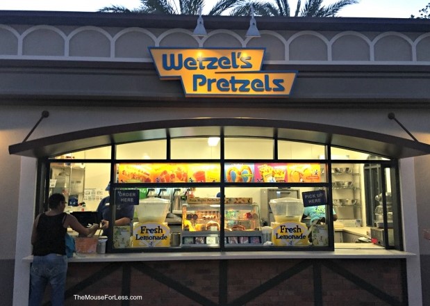 Wetzels Pretzels West Side Disney Springs