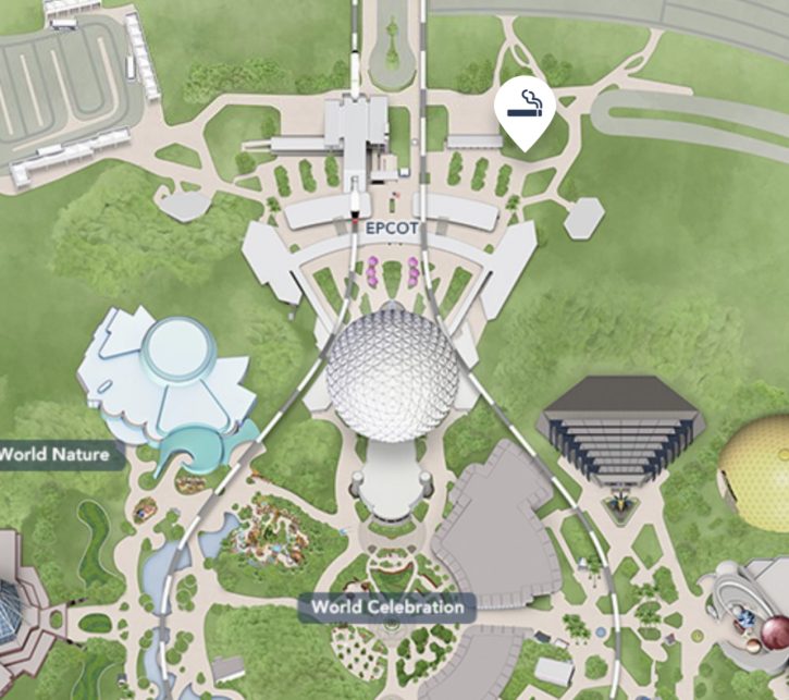 Smoking sections - EPCOT 1