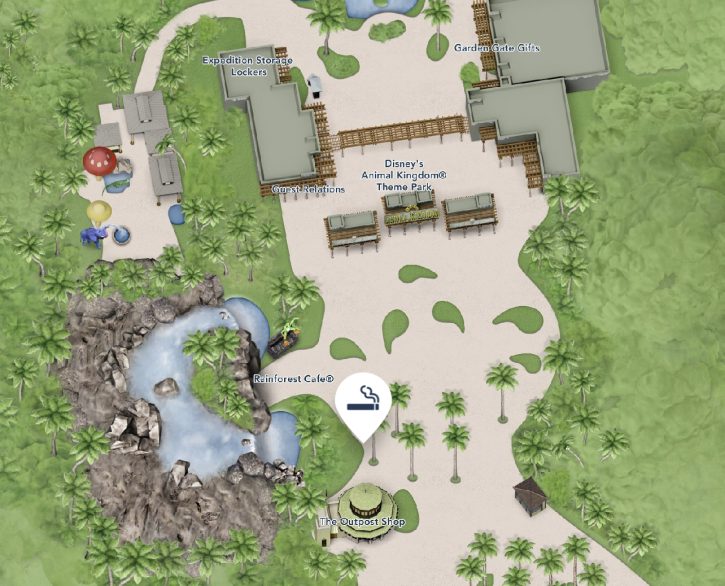 Smoking sections - Disney's Animal Kingdom