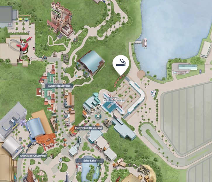 Smoking sections - Disney's Hollywood Studios