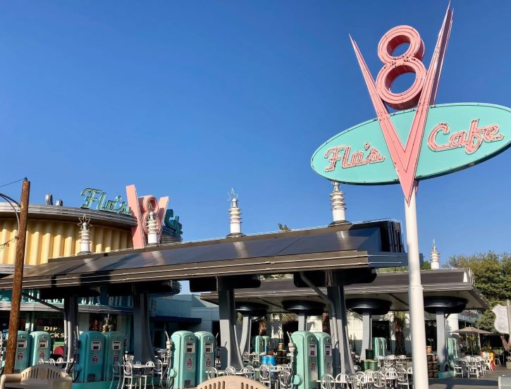 Flo'S V-8 Sign