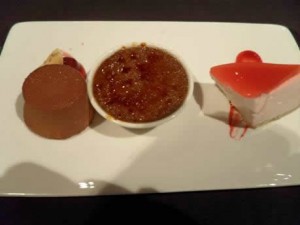 Trio of Desserts