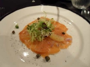 Salmon Carpaccio