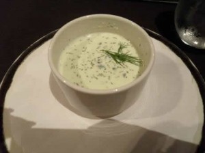 Chilled Cucumber Dill Soup