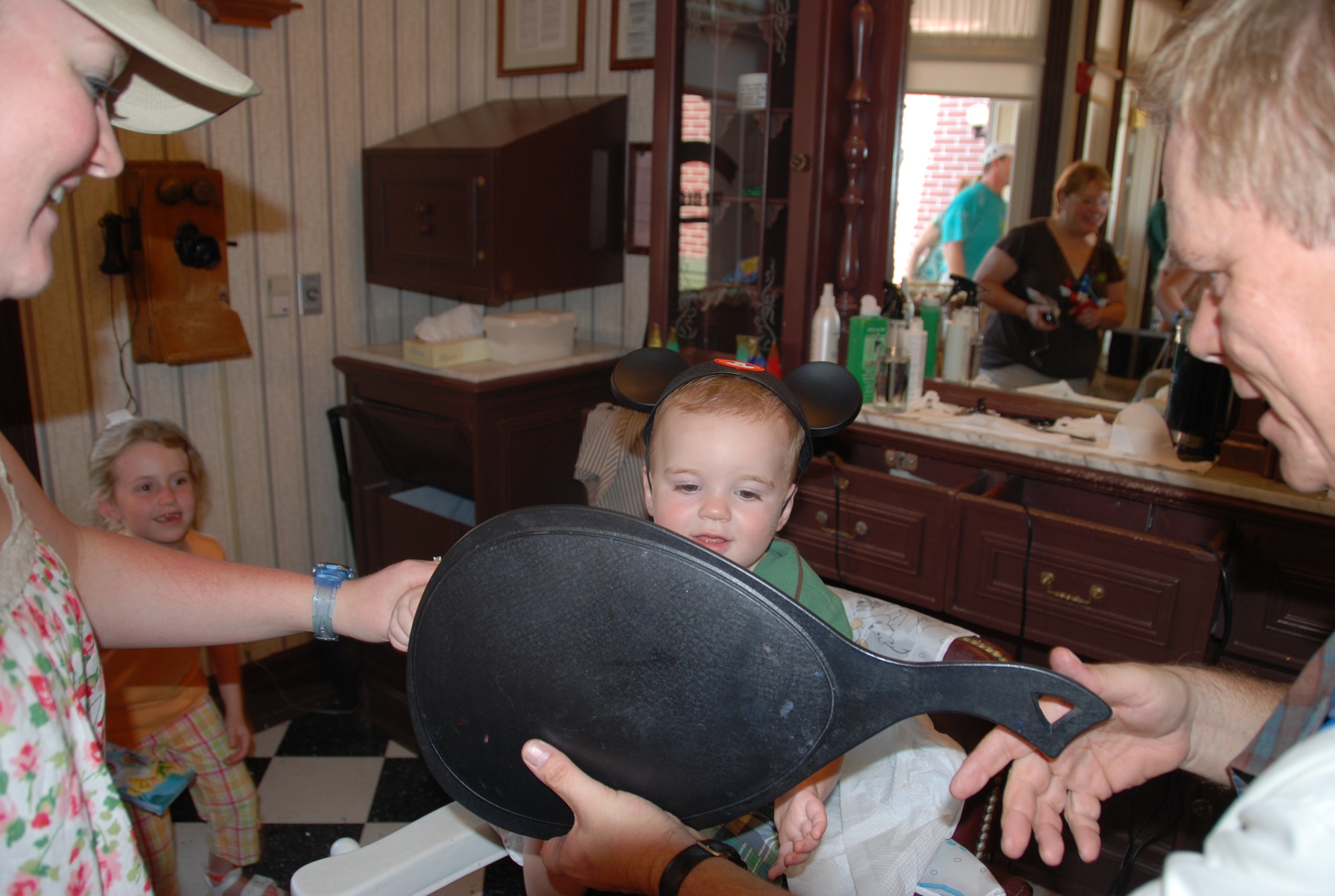 Baby's first haircut