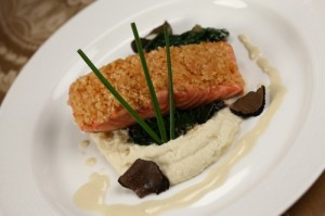 Oven-Baked Salmon Royale on the Disney Dream