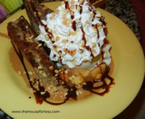 Grilled Banana Bread and Peanut Butter