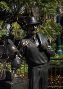 Walt and Mickey welcome us to California Adventure