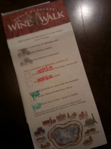Wine Walk Passport