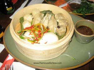 Yak and Yeti Wonton Soup and Mandarin Chicken salad