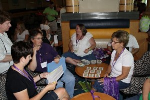 Getting to know each other in the Promenade Lounge