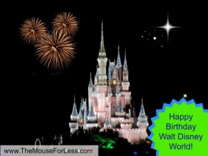 Happy Birthday Walt Disney World