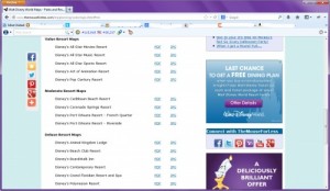 Walt Disney World Resort Maps