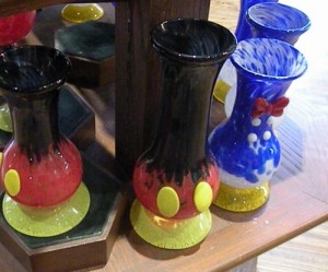 Mickey and Donald Vases