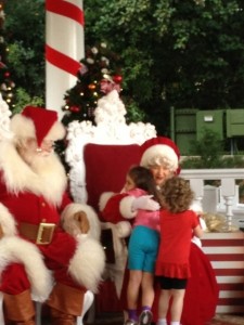 Meeting Santa and Mrs. Claus