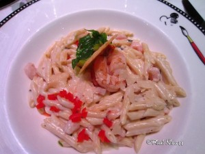White Shrimp Pennette Pasta