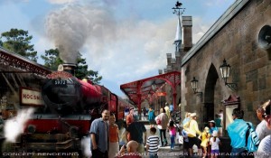 Hogsmeade Station ©2013 Universal Orlando. All Rights Reserved.