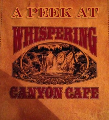 A Peek At Whispering Canyon Cafe