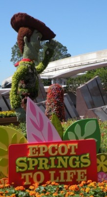Epcot springs to life
