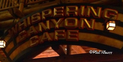 Whispering Canyon Cafe Sign