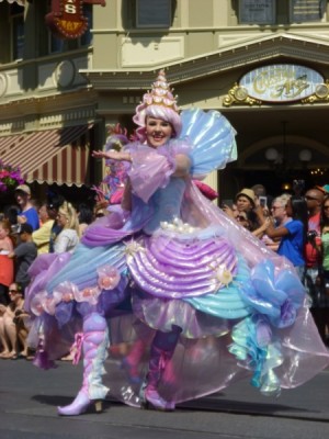 Festival of Fantasy Parade Ariel Little Mermaid Float