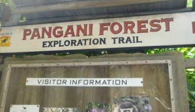 Pangani Exploration Trail Sign