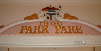 1900 Park Fare sign