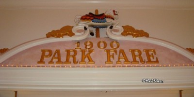 1900 Park Fare sign