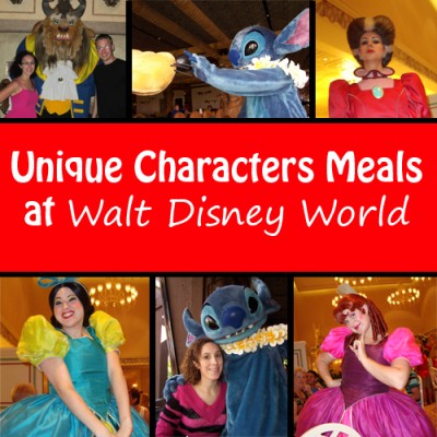 Unique Character Meals at Walt Disney World