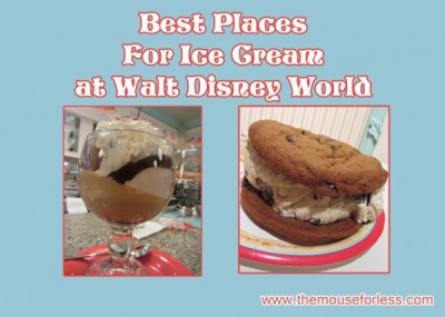 Best Places for Ice Cream at Walt Disney World