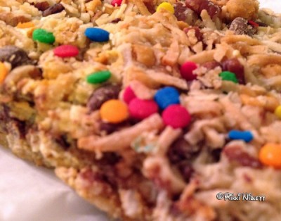 Close up of Magic Cookie Bar