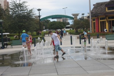 Summer fun at Downtown Disney Splash Zone