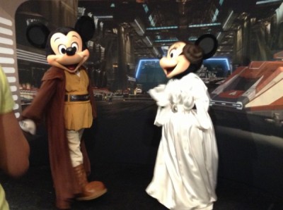 Star Wars Weekends Jedi Mickey Princess Leia Minnie