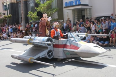 Jedi Mickey at Star Wars Parade